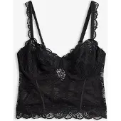 Bonprix Top soutien-gorge en dentelle
