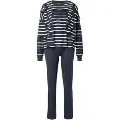 Marc O'Polo Pyjama ' Mix N Match ' bleu nuit / blanc