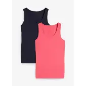 Bonprix Lot de 2 débardeurs