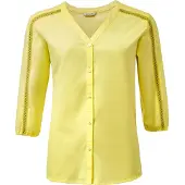Vaude Skomer Ii 3/4 Sleeve Shirt Jaune 44 Femme