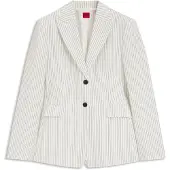 HUGO Blazer Regular Fit avec rayures tennis