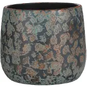 Mica Decorations Flowerpot Clemente 1034810, ceramics, Ø 25.5 cm, copper (25.50 x 20 cm)