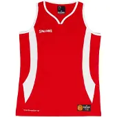 Spalding Haut de sport 'Jam' rouge / blanc
