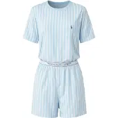 Ralph Lauren Pyjama ' Knit Oxford ' bleu clair