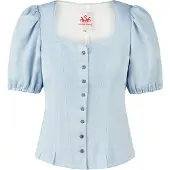 Spieth & Wensky Blouse folklorique 'Herlingen' bleu clair
