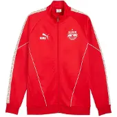 Puma Veste de sport rouge / blanc