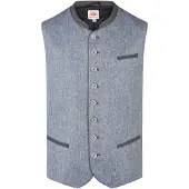 Spieth & Wensky Gilet folklorique 'Herwin' bleu