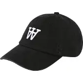 Wood wood Casquette brodée Eli Homme Noir