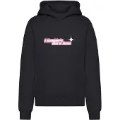 Miss Tee Couldn´t Care Less Fluffy Hoodie Noir XL Femme