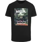 Mister tee T-Shirt 'Own Your Story' mélange de couleurs / noir