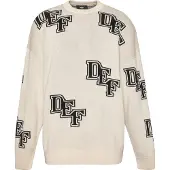 DEF Knit Sweatshirt Beige XL Homme