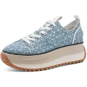 Tamaris Baskets basses bleu denim