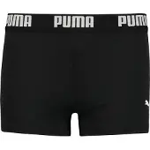 Puma Maillot de bain de sport noir / blanc
