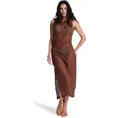 Roxy Playa Mood Sleeveless Dress Marron XL Femme