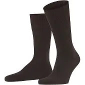 Falke Chaussettes chocolat / blanc