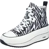 Rieker chaussures à lacets en blanc/blanc combiné, taille 36