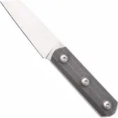 Straight Line Erny ER-T Erny Stonewashed M390, Titanium, couteau fixe