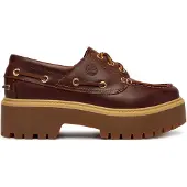 Timberland Chaussure à lacets 'Stone Street 3 Eye' marron / caramel / brun foncé