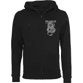 Mister tee Veste de survêtement 'Never Die' gris / noir / blanc