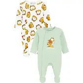 Cool Club Barboteuse / body 'GARFIELD' vert clair / orange / blanc