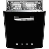 Smeg 50s Style Third-rack Dishwasher 13 Place Settings Clair 60 cm / EU Plug 220V