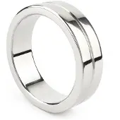 Mr.Steel Single Grooved Cock Ring
