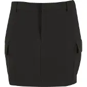 Urban Classics Patched Pocket Short Skirt Noir M Femme