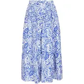 Usha Jupe 'Festival' bleu marine / blanc