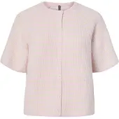 Pieces Cardigan 'PCMalou' jaune pastel / rose