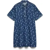 Vero Moda Robe 'VMOcina' bleu / bleu clair