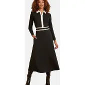Love & roses Robe noir / blanc