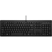HP 125 G2 USB WD KBD (RO) (Filaire), Clavier, Noir