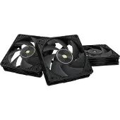 Asus Proart Pf120 Pwm Black 3in1 Computer Case 12cm Fan 3 Units Argenté