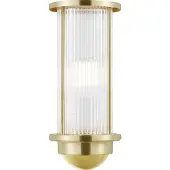 Nordlux Applique durable Linton IP54, Variante : Ø 99 x 298 mm, E27, 15 W, laiton