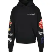 Mister tee Sweat-shirt 'Homage' jaune / rouge / noir / blanc