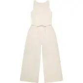 Lee 112378299 Loose Fit Sleeveless Jumpsuit Blanc M Femme