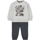 Boboli Fleece Tracksuit Gris 3 Years Garçon