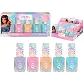 Kids Licensing Pack Of 5 Pastel Nail Polish Pots Clair