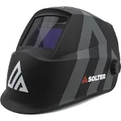 Solter Casque de soudage professionnel True Color avec 4 capteurs pour MMA, TIG, MIG/MAG
