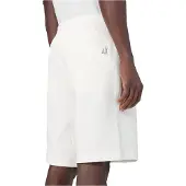 Armani Exchange pour homme. XM000372AF10818U0009 Bermuda bondé blanc (L), Casuel, Coton