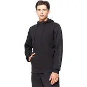 Emporio Armani Basic Terry Hoodie Noir L Homme
