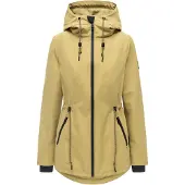 NAVAHOO Parka mi-saison 'Blumentanz 14' kaki / noir