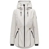 NAVAHOO Parka mi-saison 'Blumentanz 14' beige clair / noir