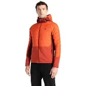 Dare 2b Descending Hybrid Full Zip Sweatshirt Orange S Homme
