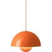 &tradition Suspension &Tradition, Flowerpot VP2, dimmable, Orange, Salon / séjour, Aluminium, Design