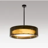 Marset Ringo Ceiling Lamp with Fixed Stem Dark smoked | Ø 90 cm