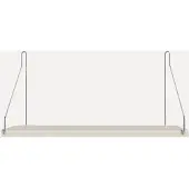 Frama Single Shelf Warm White Steel | 20cm x 40cm