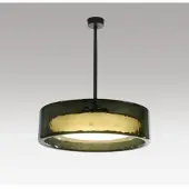 Marset Ringo Ceiling Lamp with Fixed Stem Green | Ø 90 cm