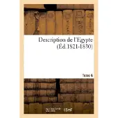 Hachette Description de l'Egypte Tome 6 (Éd.1821-1830)