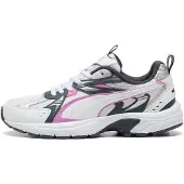 Puma Baskets basses 'Milenio' prune / noir / blanc
